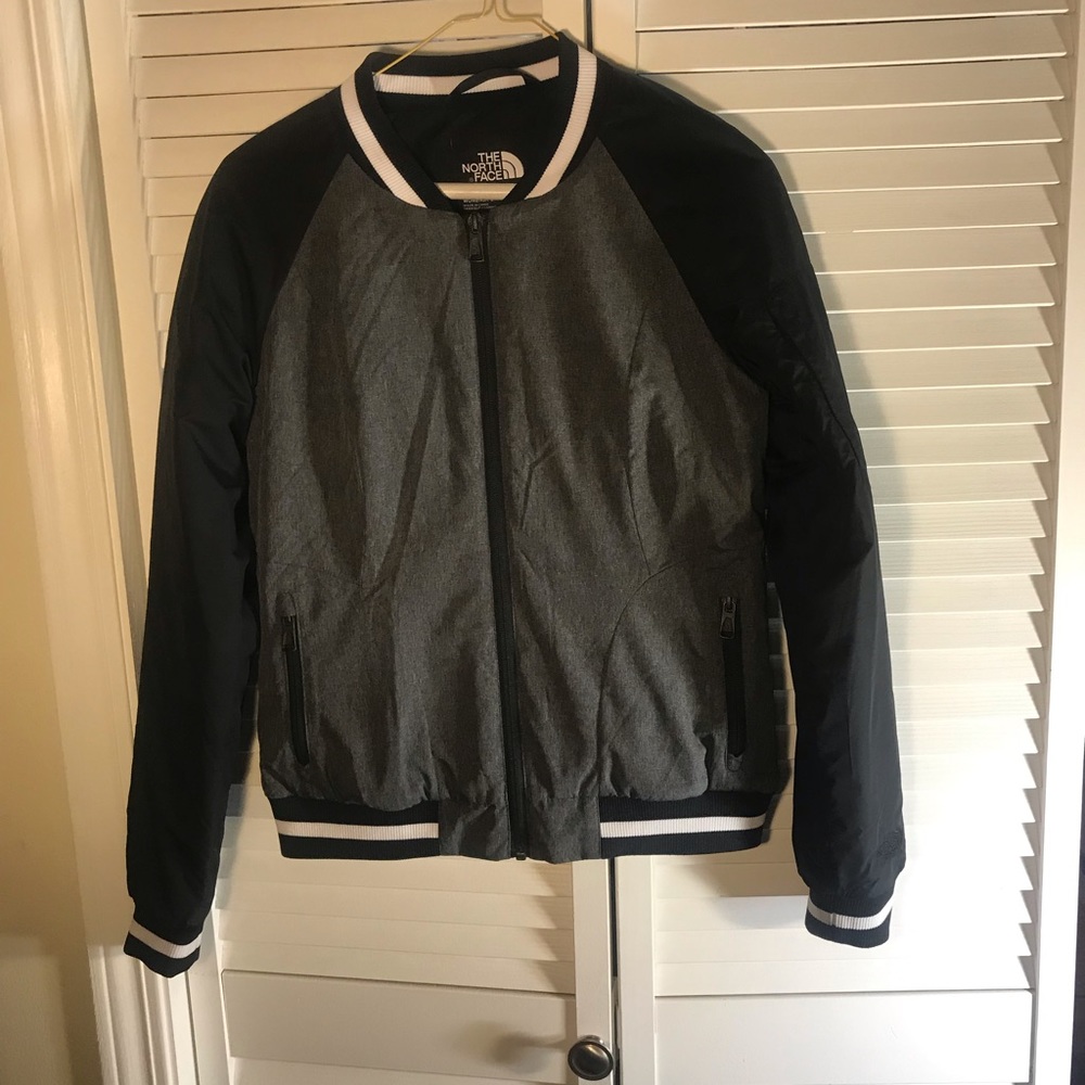 Women’s North Face varsity jacket